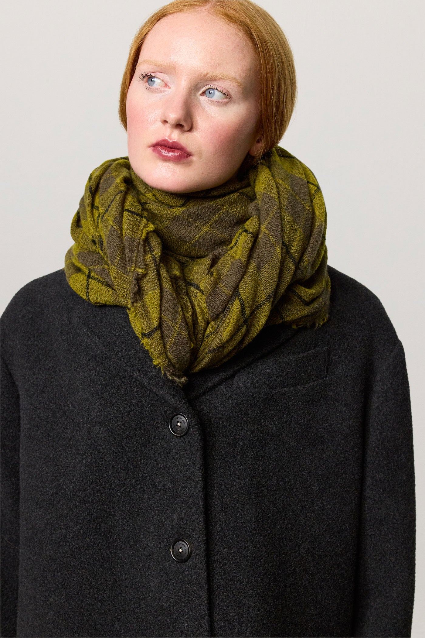 JESSIE Cashmere Scarf Forest Massimo Alba jessie-cashmere-scarf-forest-massimo-alba