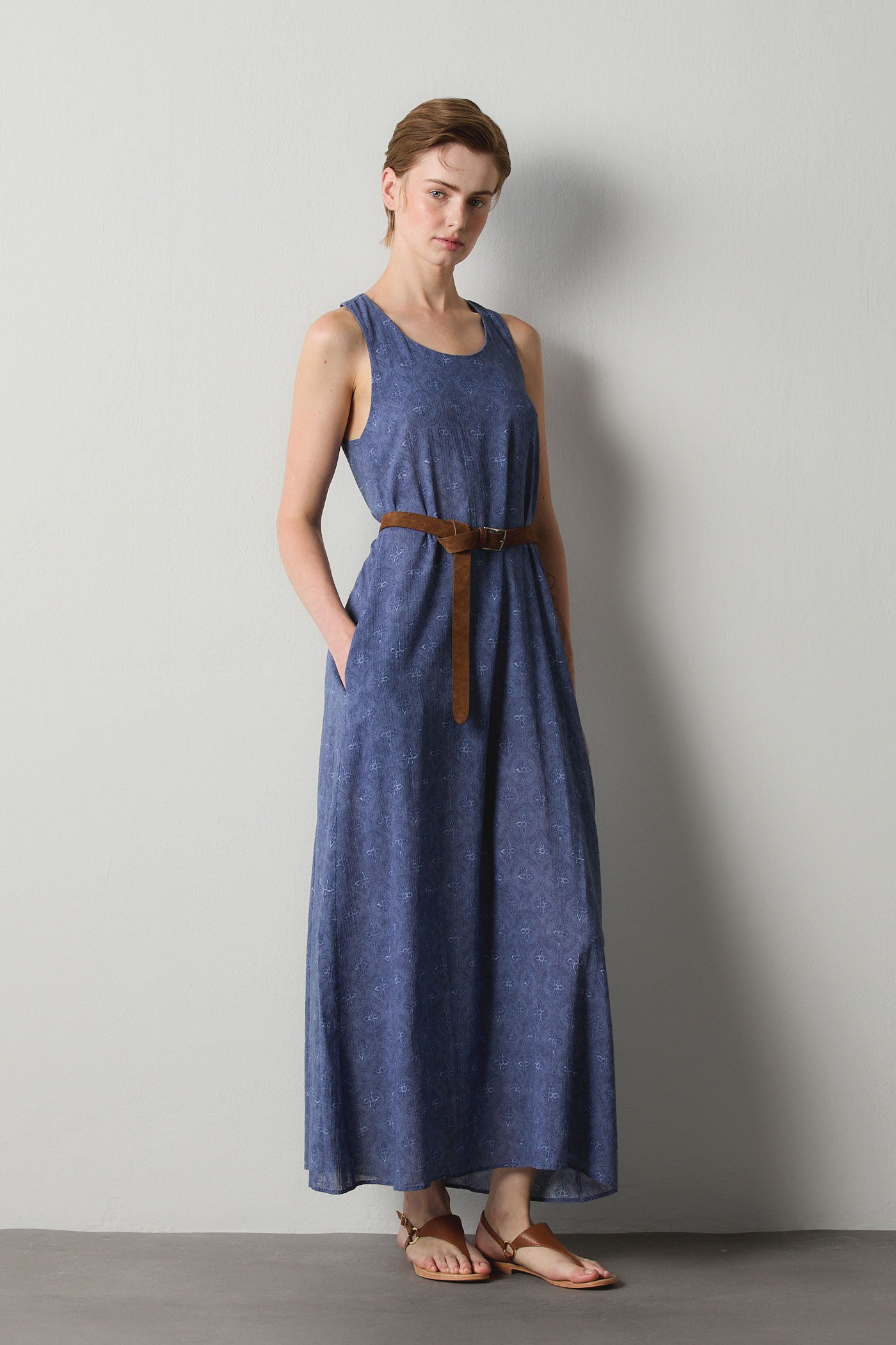 FAITH - Cotton dress - river Massimo Alba FAITH - Cotton dress - river Massimo Alba