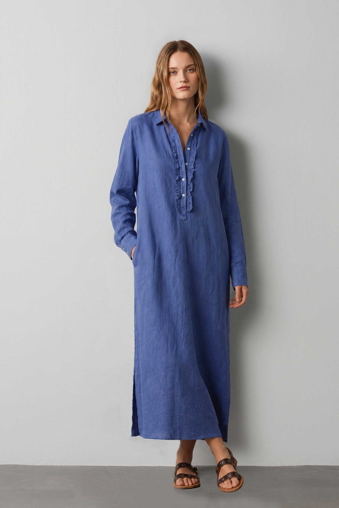 linen tulip dress NELL