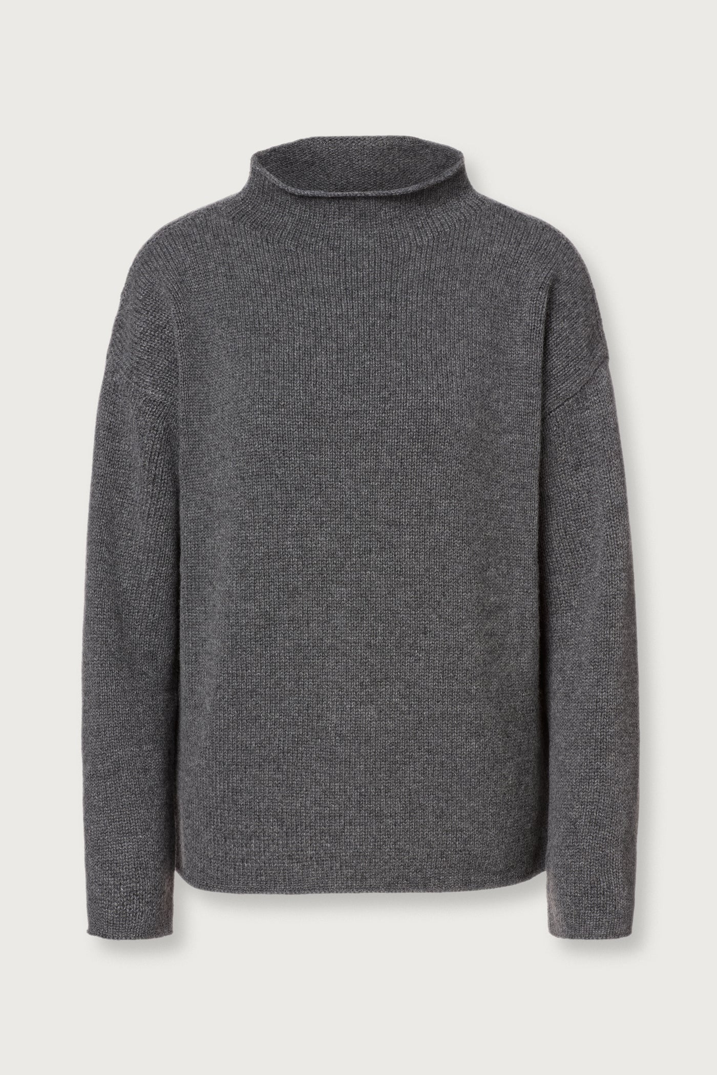 WANDA - Cashmere sweater - grigio melange – Massimo Alba