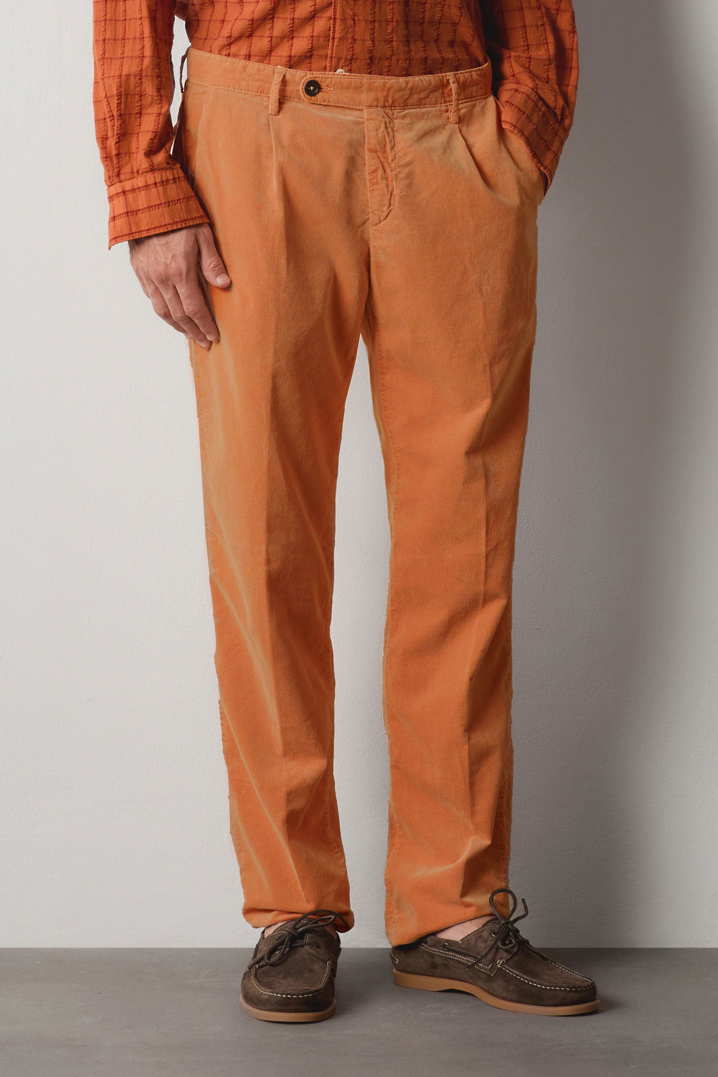 IONIO2 - Baby corduroy trousers - pale apricot – Massimo Alba