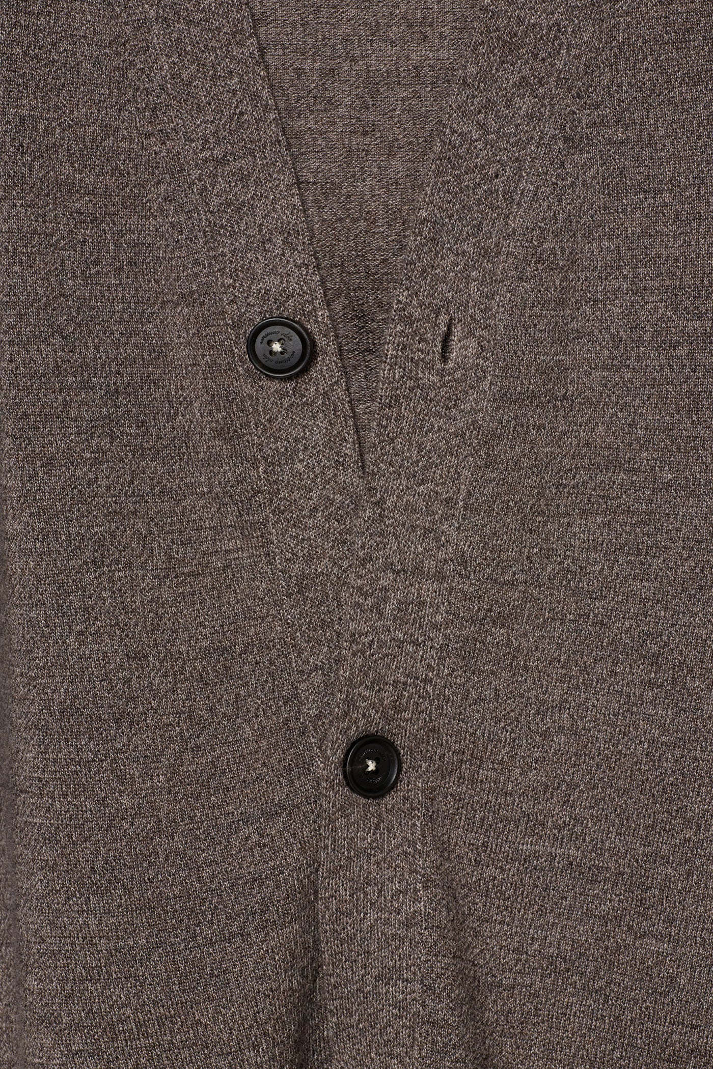 DARCY - Cardigan in pure extrafine merino wool - pepe